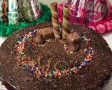 A picture of step 5 of Chocolate coffee cake 🎂.