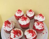 A picture of step 1 of Red velvet cake/cupcakes.