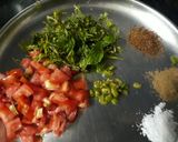 A picture of step 2 of Peanut chaat.