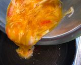 A picture of step 3 of Deep Fried Egg with Crab sticks.
