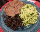 Foto del paso 4 de la receta: Spaghetti de zapallo italiano con callampas