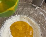 A picture of step 1 of Mango cheesecake.