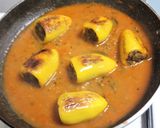 A picture of step 4 of Stuffed Chilli Pepper in Tomato Gravy.