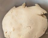 A picture of step 2 of Choco vanilla pinwheel.