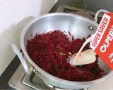 A picture of step 1 of Beetroot Halwa 😊.