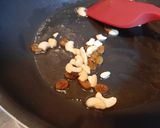A picture of step 3 of Ande ka Halwa.