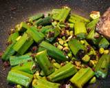Fried Ladies finger with Sambal petai recipe step 7 photo