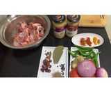 A picture of step 1 of Beef Stew.