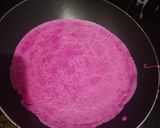 Foto langkah ke 3 dari resep Mille crepe buah Naga.