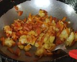 A picture of step 5 of Falahari dosa.