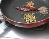 A picture of step 2 of Gongura pickle.