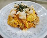 รูปขั้นตอนการทำที่ 3 ของ ไข่เจียวต้มยำกุ้ง