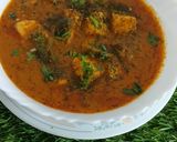 A picture of step 10 of Paneer Capsicum Masala.