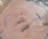 A picture of step 3 of Three layers strawberry dessert. (no gelatine).
