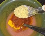 A picture of step 4 of Red Gravy 1 (in my style).