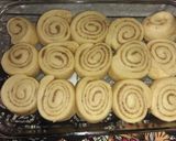 A picture of step 5 of Cinammon rolls #4weekschallenge.