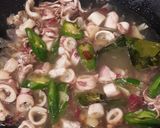 Foto langkah ke 3 dari resep Cumi Asin Cabe Ijo.