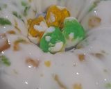 A picture of step 4 of Tri colour delight.