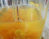 A picture of step 3 of My Mango & Mandarin Juice 😘 #2Flavours.