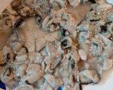 A picture of step 1 of Oyster Dressing.