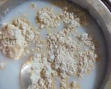 A picture of step 1 of Kadhi khichdi.