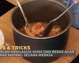 Foto langkah ke 8 dari resep Nasi Ayam Favorit Singapura: Tidak Digoreng, Cukup Pakai RICE COOKER!.