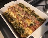 Une image de l'étape 7 de Roulés de poulet au bacon,emmental,moutarde douce et champignons.