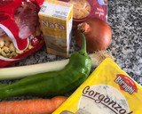 Foto del paso 1 de la receta: Tortellinis con bacon, salsa de verduras y queso