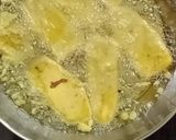 A picture of step 4 of Pazhampori or banana podi.