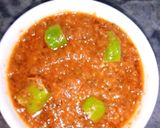 A picture of step 6 of Timatar ki karahi Chutni.