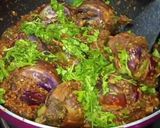 A picture of step 16 of Dhaba style Baingan Masala.