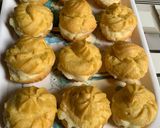 Foto langkah ke 6 dari resep Kue Sus isi Vla Vanilla.