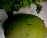 A picture of step 1 of Mint mango chutney.