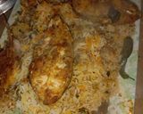 A picture of step 5 of Fish biryani.