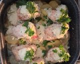 Sajttal baconnel töltött csirkemell 🧀 🥓 recept fázis 3 fotója
