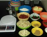 Foto langkah ke 4 dari resep Butter cake seasoned fillings dried fruits & peanuts.