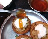 A picture of step 6 of Sago Sweet Potato Katori Chaat.