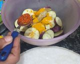 बेगुन भाजा (Begun bhaja recipe in Hindi) रेसिपी चरण 2 फोटो