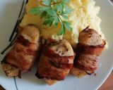 Bacon-be göngyölt csirkemell falatkák recept fázis 2 fotója