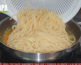 Foto del paso 8 de la receta: Espaguetis con salsa de naranja