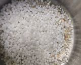 A picture of step 1 of Sago kheer.