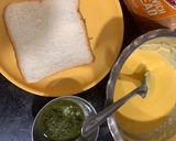 A picture of step 2 of Bread Pakoda.