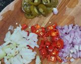Foto langkah ke 3 dari resep Chicken fajitas nachos.