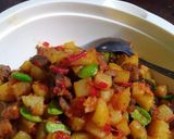 Foto langkah ke 4 dari resep Sambal goreng kentang ati petai.