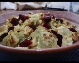 Foto del paso 8 de la receta: Ensalada templada de sobras de raviolis cocidos