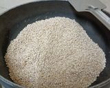 A picture of step 1 of Til ka Kalakand (Sesame Seeds Milk Cake).