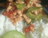 Foto langkah ke 3 dari resep Tumis Pare Tempe Rebon.