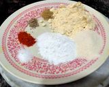 A picture of step 1 of Crispy Raw Banana Fritters made in Airfryer.