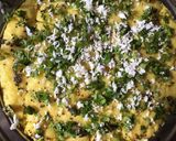 A picture of step 2 of Khaman dhokla.