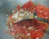 A picture of step 4 of Jaggery and carrot rice.